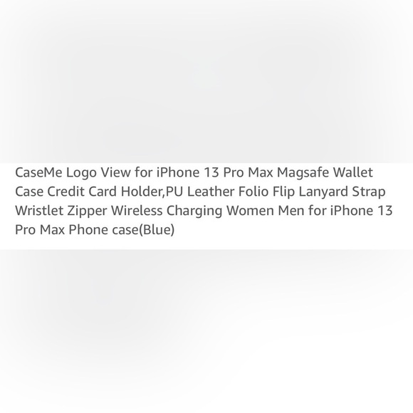 CASE ME IPHONE 13 PRO MAX MAGSAFE WALLET CASE CREIT CARD HOLDER NEW - Picture 7 of 7